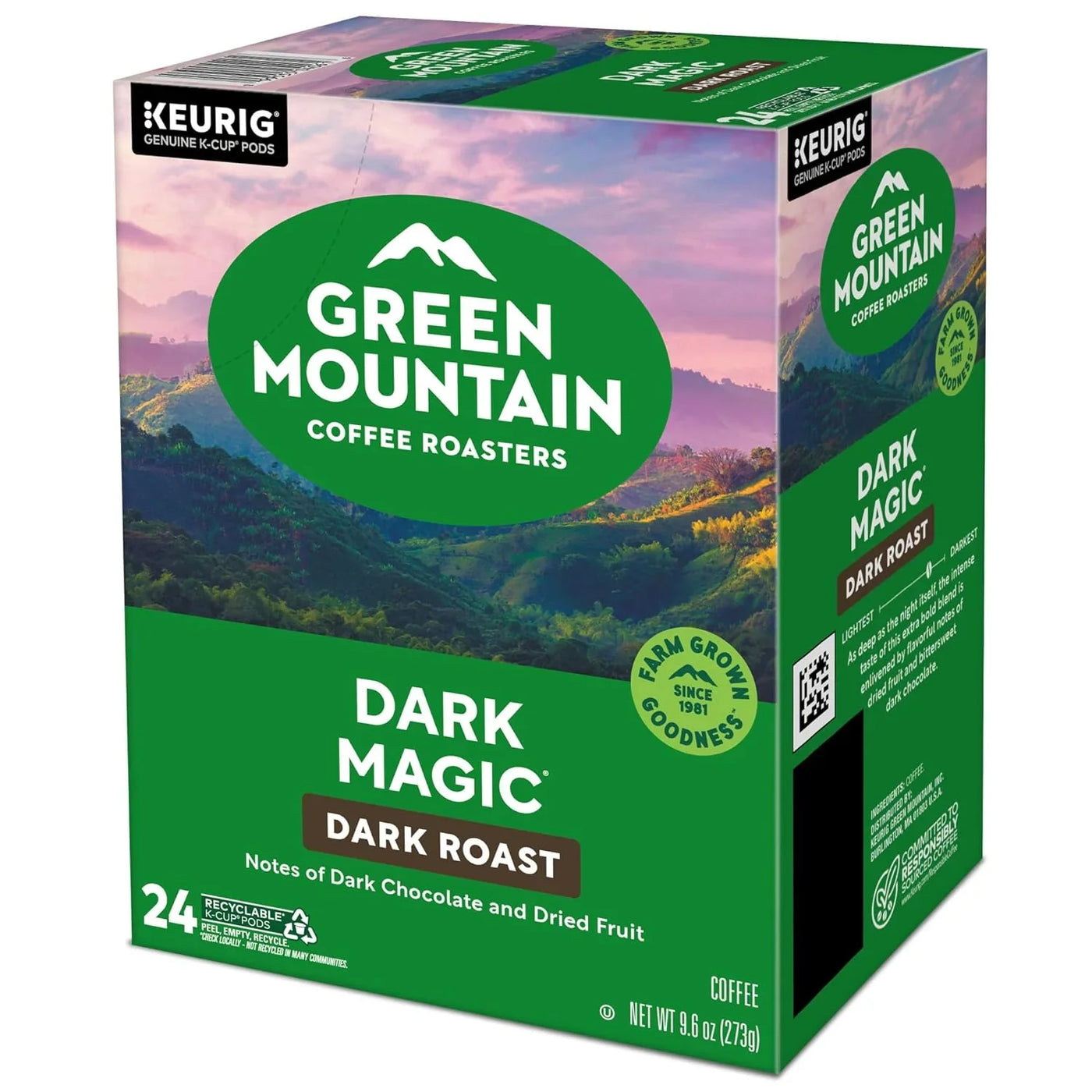Dark Magic Coffee, Keurig Single-Serve K-Cup Pods, Dark Roast, 96 Count