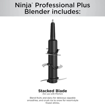 Professional plus Blender | Max Power Smoothie Blender, Ice Cream Maker, Frozen Drink Mixer & Margarita Machine | 3 Auto IQ™ Presets, 1400 W, 72Oz Total Crushing Pitcher | Dark Grey, BN701