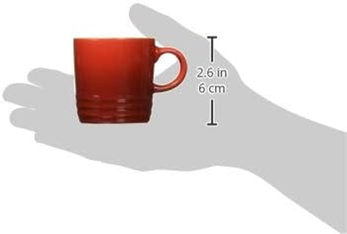 Stoneware Espresso Mug, 3 Oz., Cerise