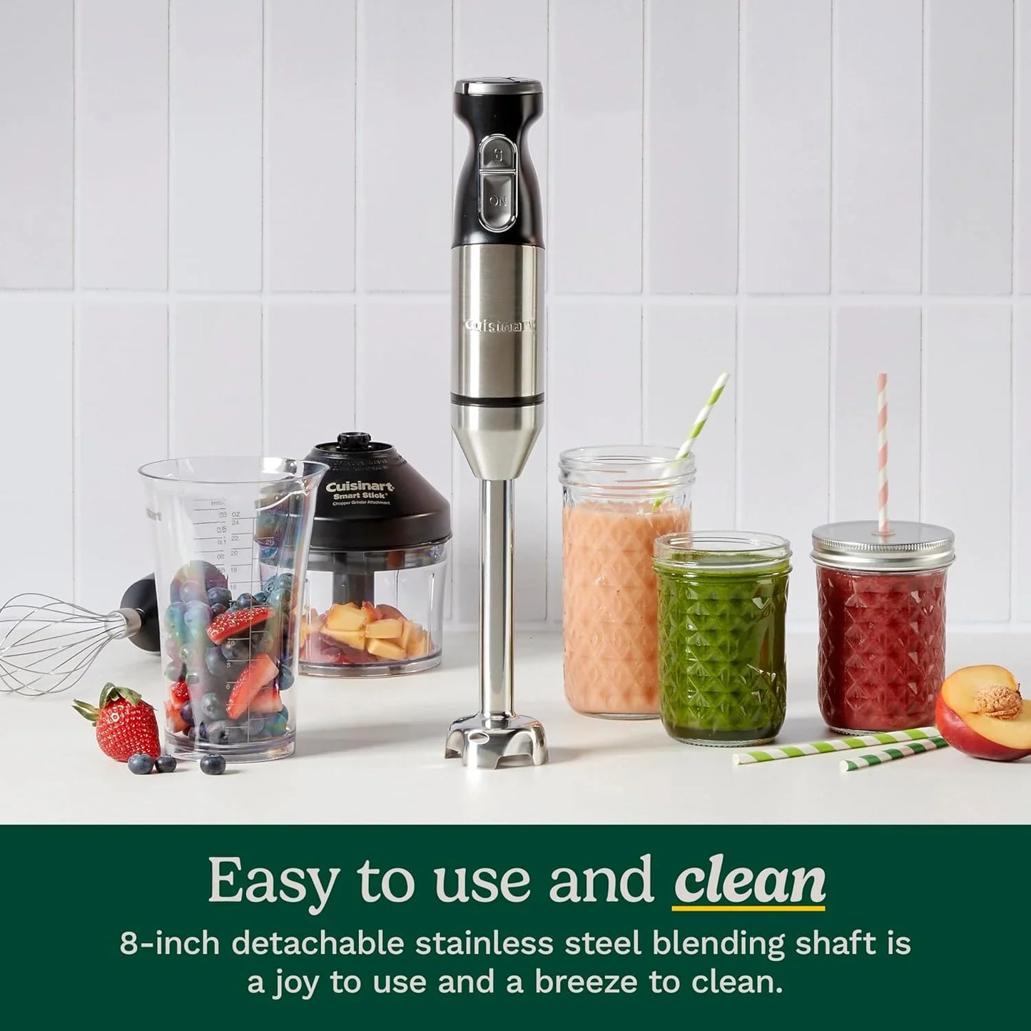 CSB-179 Smart Stick Variable Speed Hand Blender, Stainless Steel