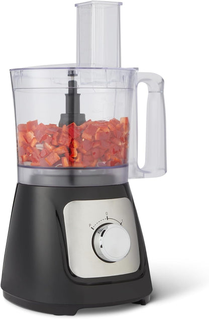 Food Processor and Vegetable Chopper, 10 Cup Bowl, 2-Speed, 500 Watt Motor, Black