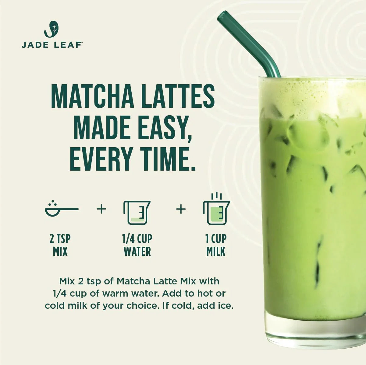 Organic Matcha Latte Mix - Lightly Sweet Japanese Matcha Green Tea Powder with Organic Cane Sugar for Café Style Blend, 5.3 Ounce / 150G (Pack of 1)