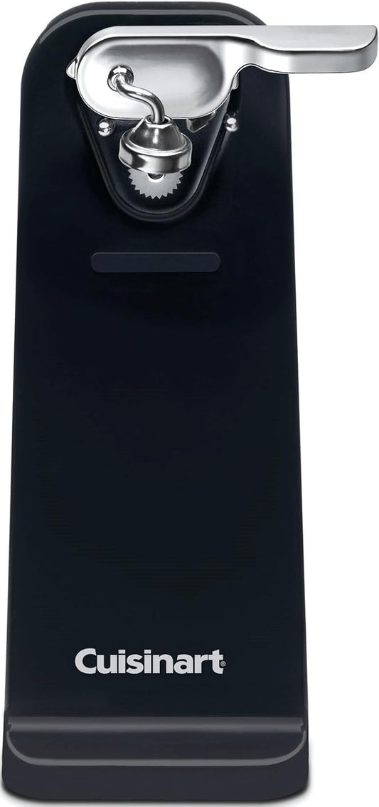 Can Opener with One-Touch Operation, Electric Can Opener for Kitchen Including Magnetic Lid Holder, Automatic Can Opener with Easy Clean Design and Nonslip Base, Black, CCO-50BKN