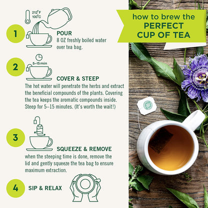 Organic, Throat Coat Tea, Original with Slippery Elm - Supports Throat Health - Kosher, Non-Gmo, Caffeine-Free, Compostable - 16 Tea Bags