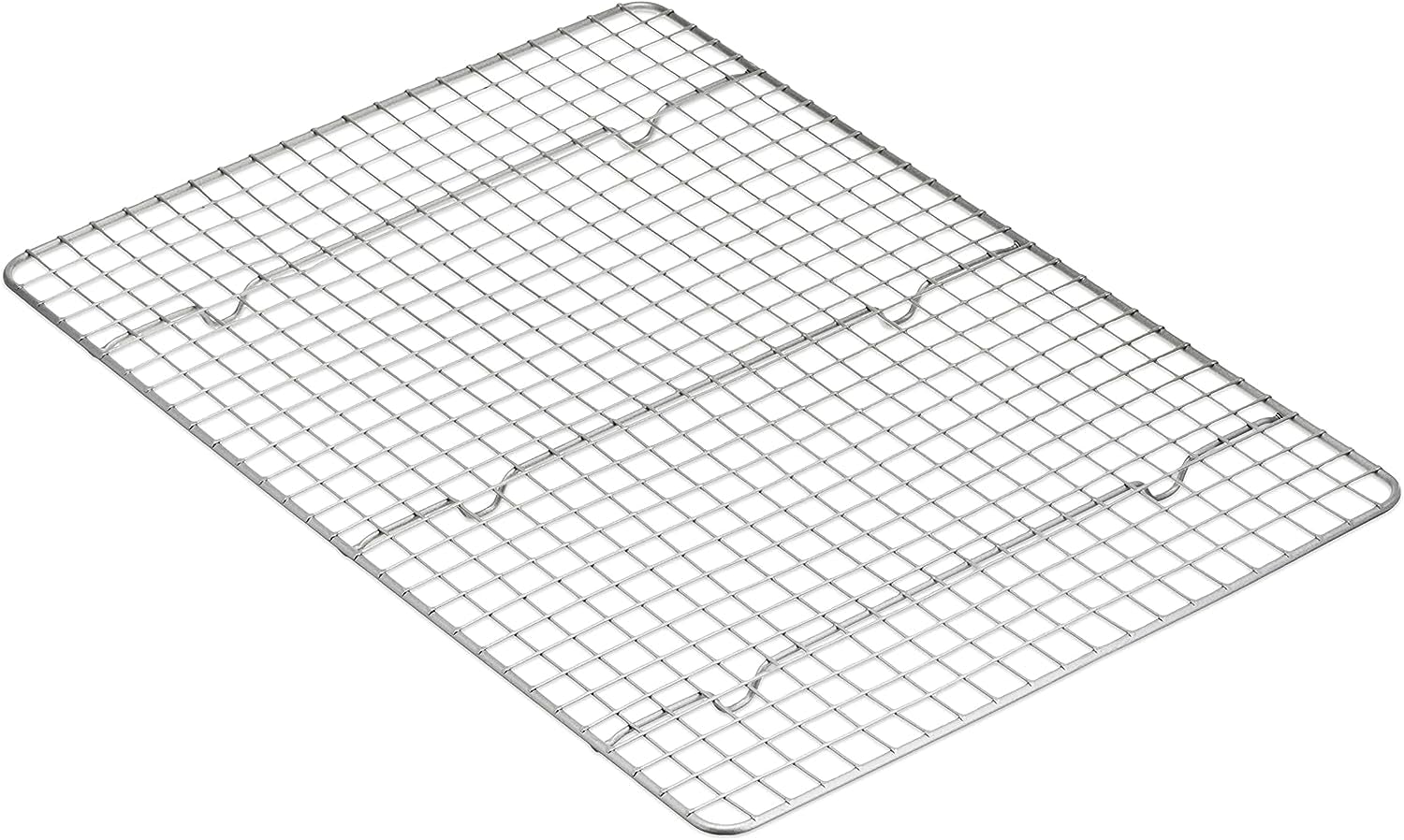 Ceramic Nonstick Baking Sheets & Cooling Rack Set, Dishwasher Safe, Oven Safe, Half Sheet Size, Gray, 2-Pack