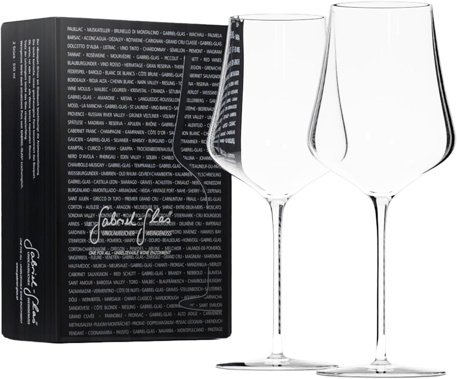 -Austrian Crystal Wine Glass - "Standart" Edition - Set of 2