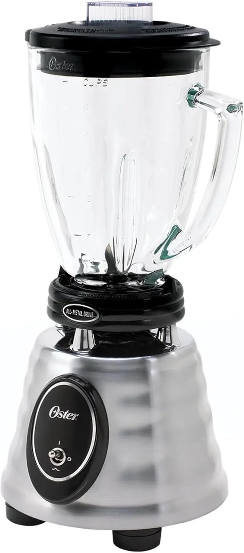 Classic Series Heritage Blender with 6-Cup Glass Jar, 1000W Power, Stainless Steel Countertop Kitchen Blender