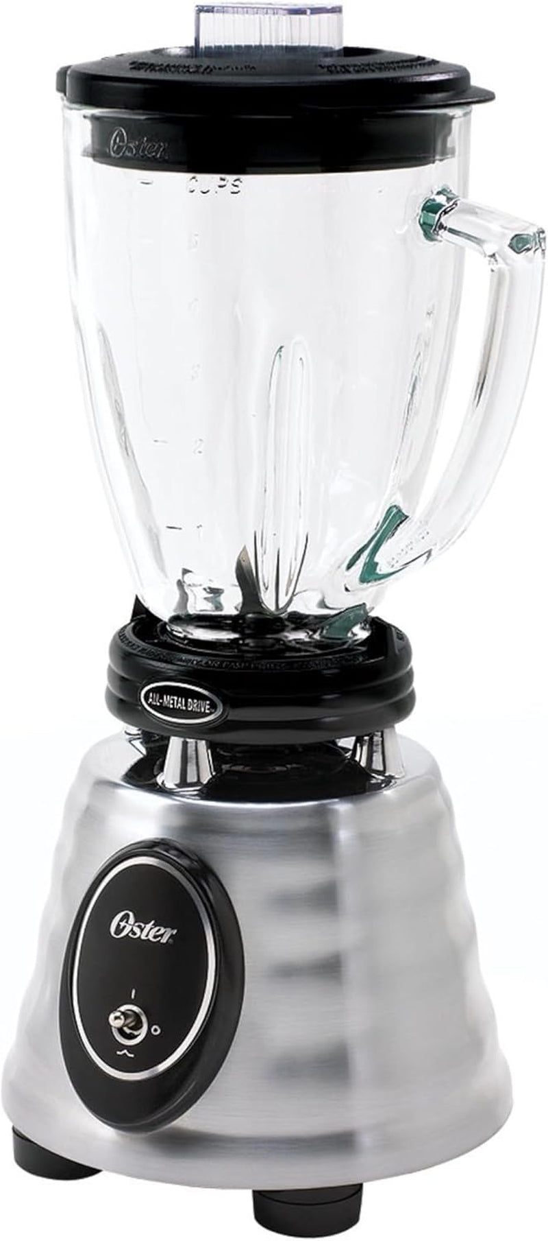 Classic Series Heritage Blender with 6-Cup Glass Jar, 1000W Power, Stainless Steel Countertop Kitchen Blender