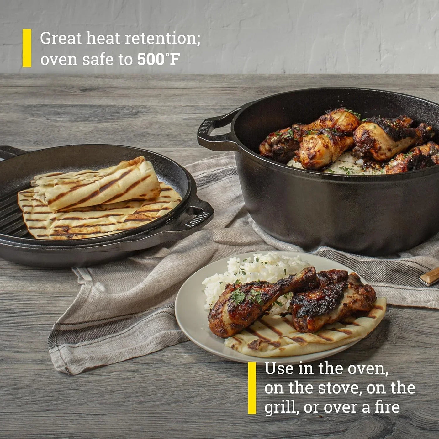 Chef Collection 6Qt Double Dutch Oven