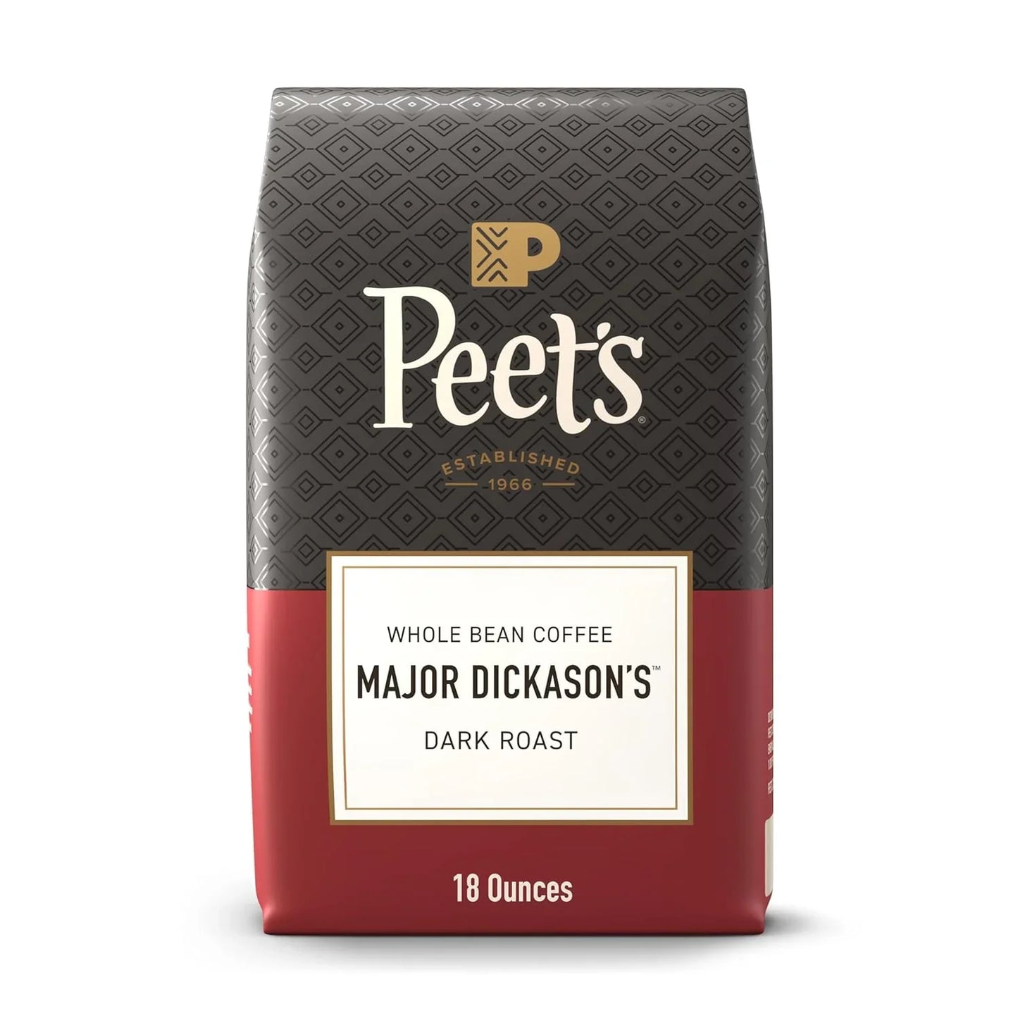 , Dark Roast Whole Bean Coffee, 100% Arabica Coffee - Major Dickason'S Blend 18 Ounce Bag