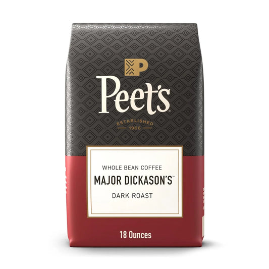 , Dark Roast Whole Bean Coffee, 100% Arabica Coffee - Major Dickason'S Blend 18 Ounce Bag