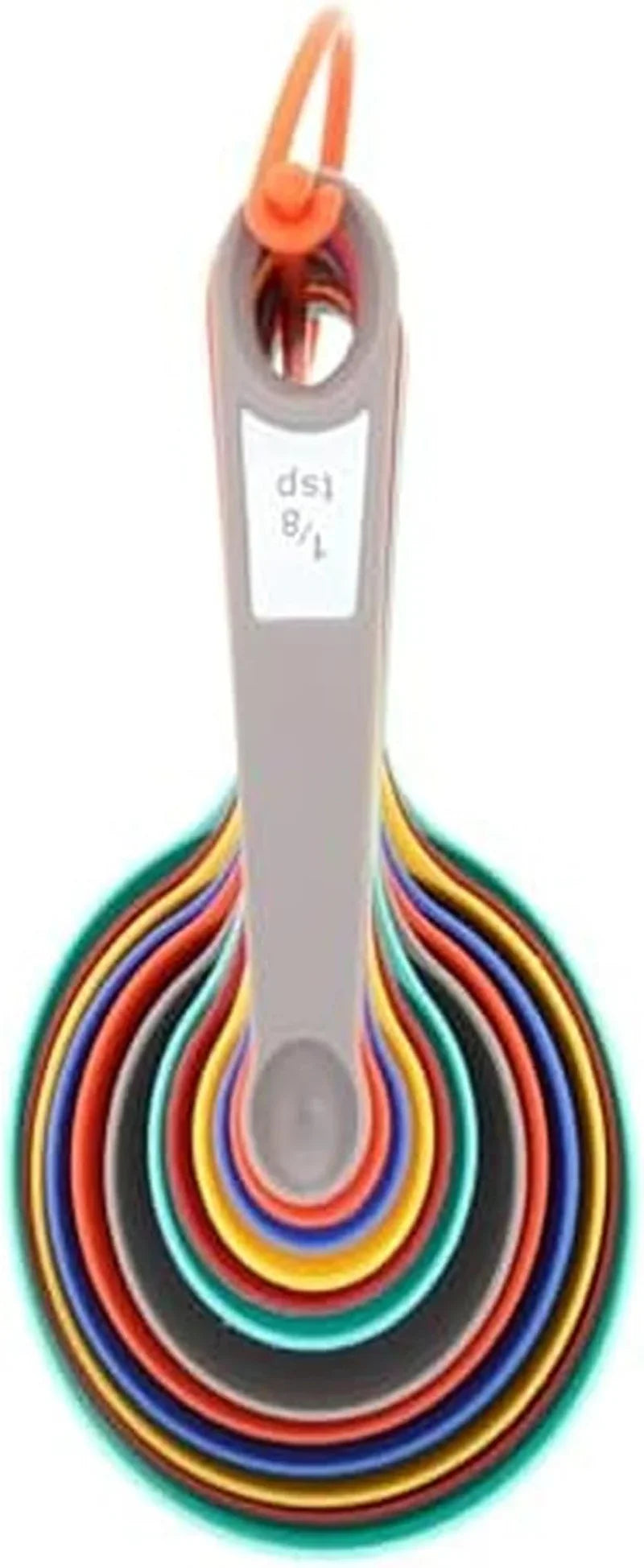 12-Piece Measuring Cup and Spoon Set – Color-Coded Kitchen Measuring Tools with Easy-Read Markings, Nesting Design for Compact Storage, Dishwasher Safe