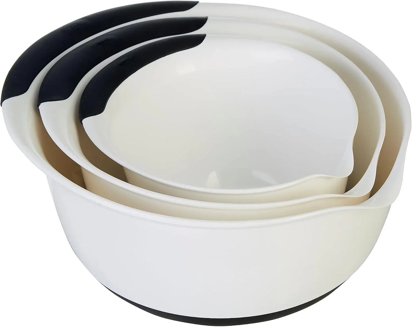 3 Piece Mixing Bowl Set Plastic Asst, 3 EA