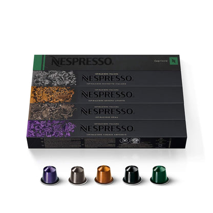 Capsules Original Line, Ispirazione Favorites Variety Pack, Medium & Dark Roast Espresso Coffee, 50 Count Coffee Pods