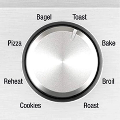 BOV450XL Mini Smart Countertop Oven and Toaster Oven, Small, Brushed Stainless Steel