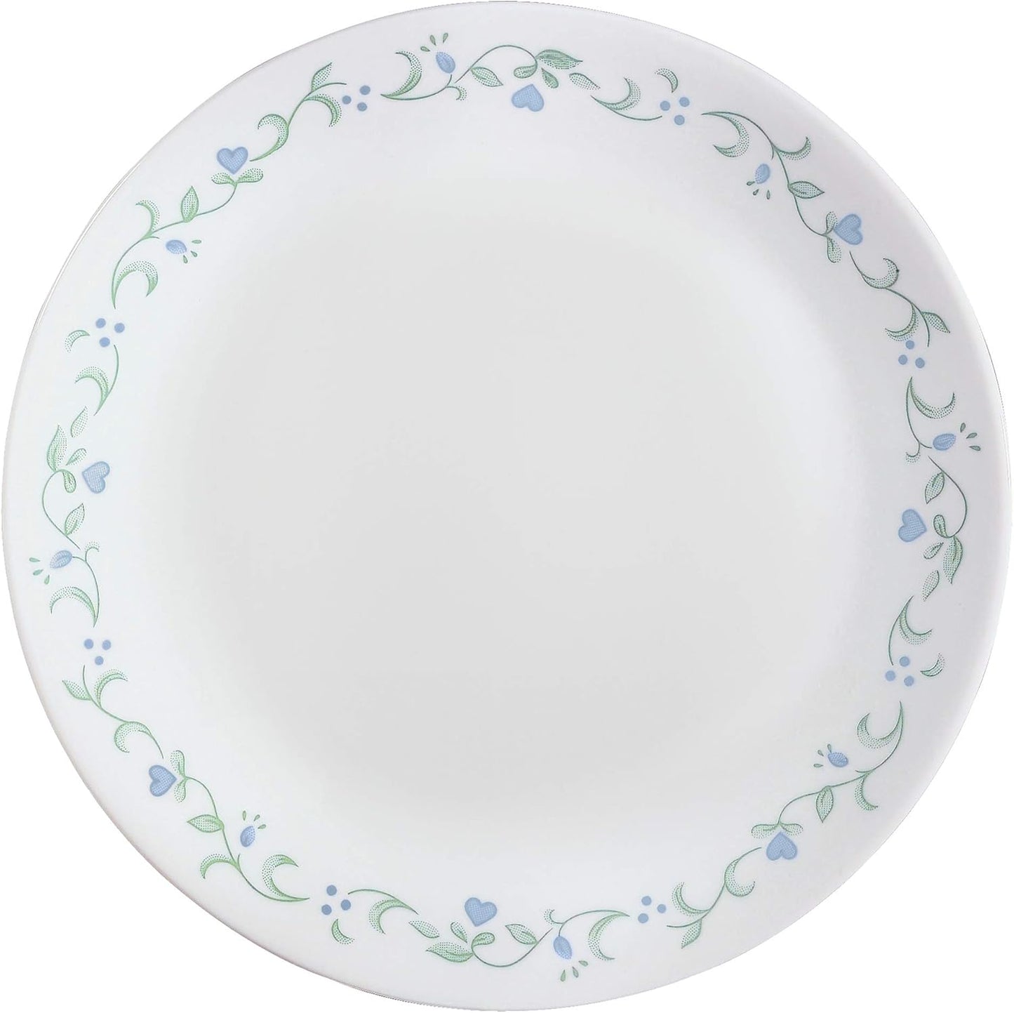 Vitrelle 10.25" Dinner Plates Set, Triple Layer Glass and Chip Resistant, Lightweight round Plates, 8-Piece Country Cottage