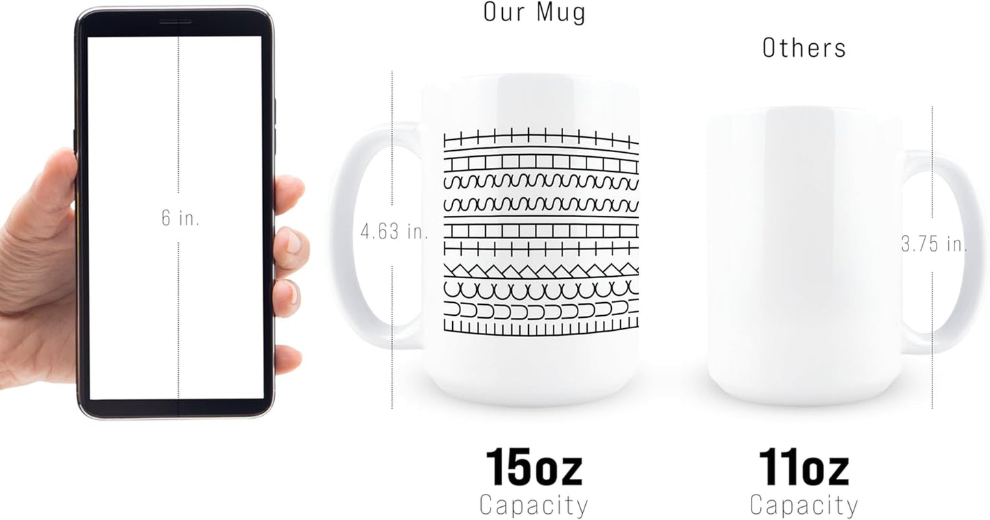 Hidden Message Coffee Mug, 15 Oz Ceramic Funny Coffee Cup, Hidden Message Mug, F This S Cup, Birthday Gag Gifts for Women, Adult White Elephant Gifts, Novelty Items for Adults