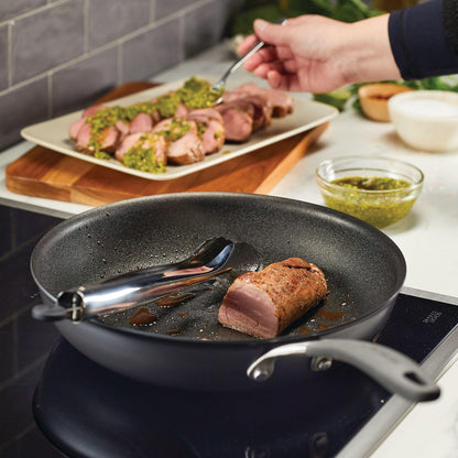 A1 Series with Scratchdefense Technology Nonstick Induction Frying Pan/Skillet, 12 Inch, Graphite
