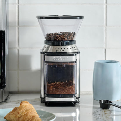 Coffee Grinder, Electric One-Touch Automatic Burr Coffee Grinder with 18-Position Grind Selector, Cup Size Selector for 4 – 18 Cups, DBM-8P1, Black Stainless