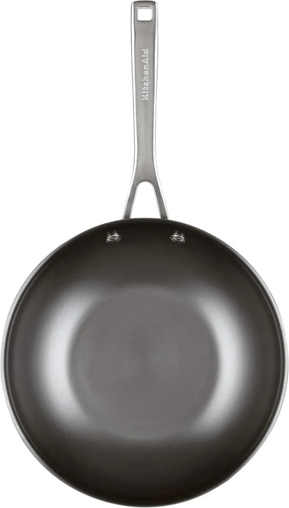 KitchenAid nonstick frying pan with stainless steel handle for everyday cooking