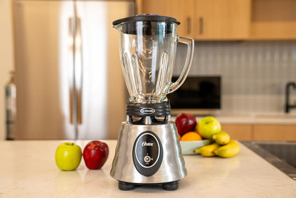 Classic Series Heritage Blender with 6-Cup Glass Jar, 1000W Power, Stainless Steel Countertop Kitchen Blender