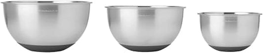 Stainless Steel Mixing Bowls, Set of 3