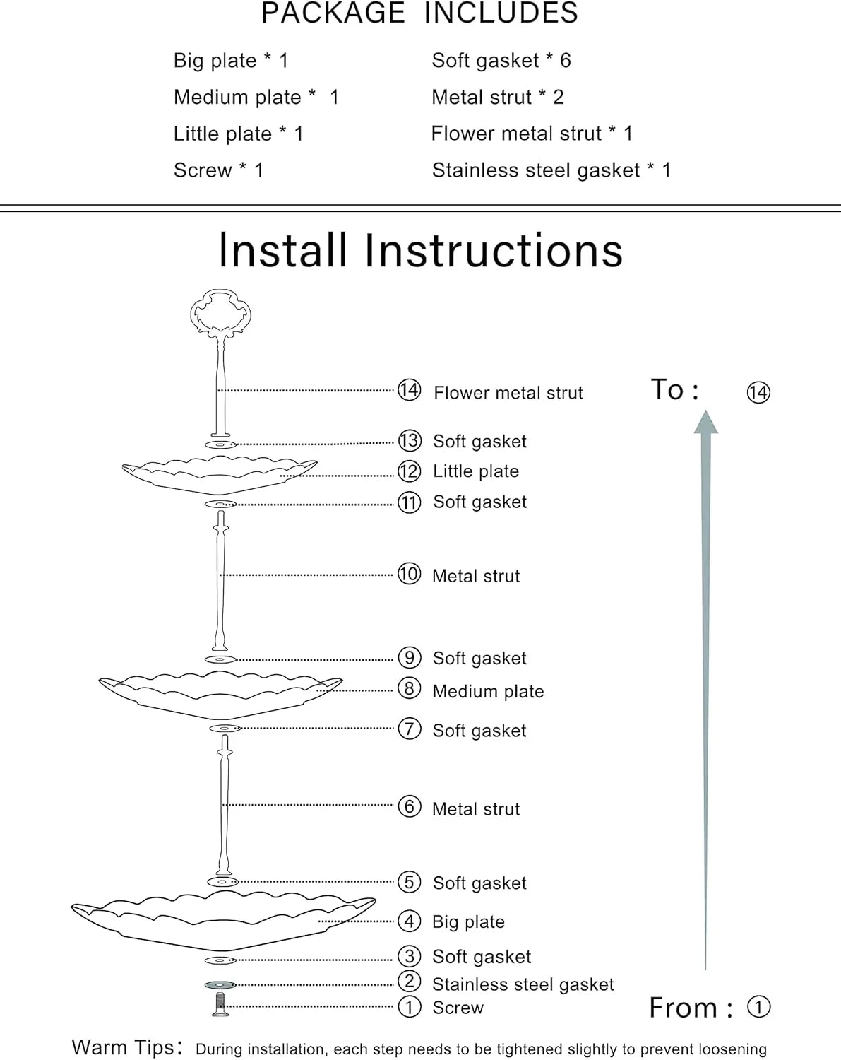 3 Tier Porcelain Cupcake Stand, Tiered Serving Cake Stand, Square White Embossed Dessert Stand, Weddings Parties Pastry Serving Tray
