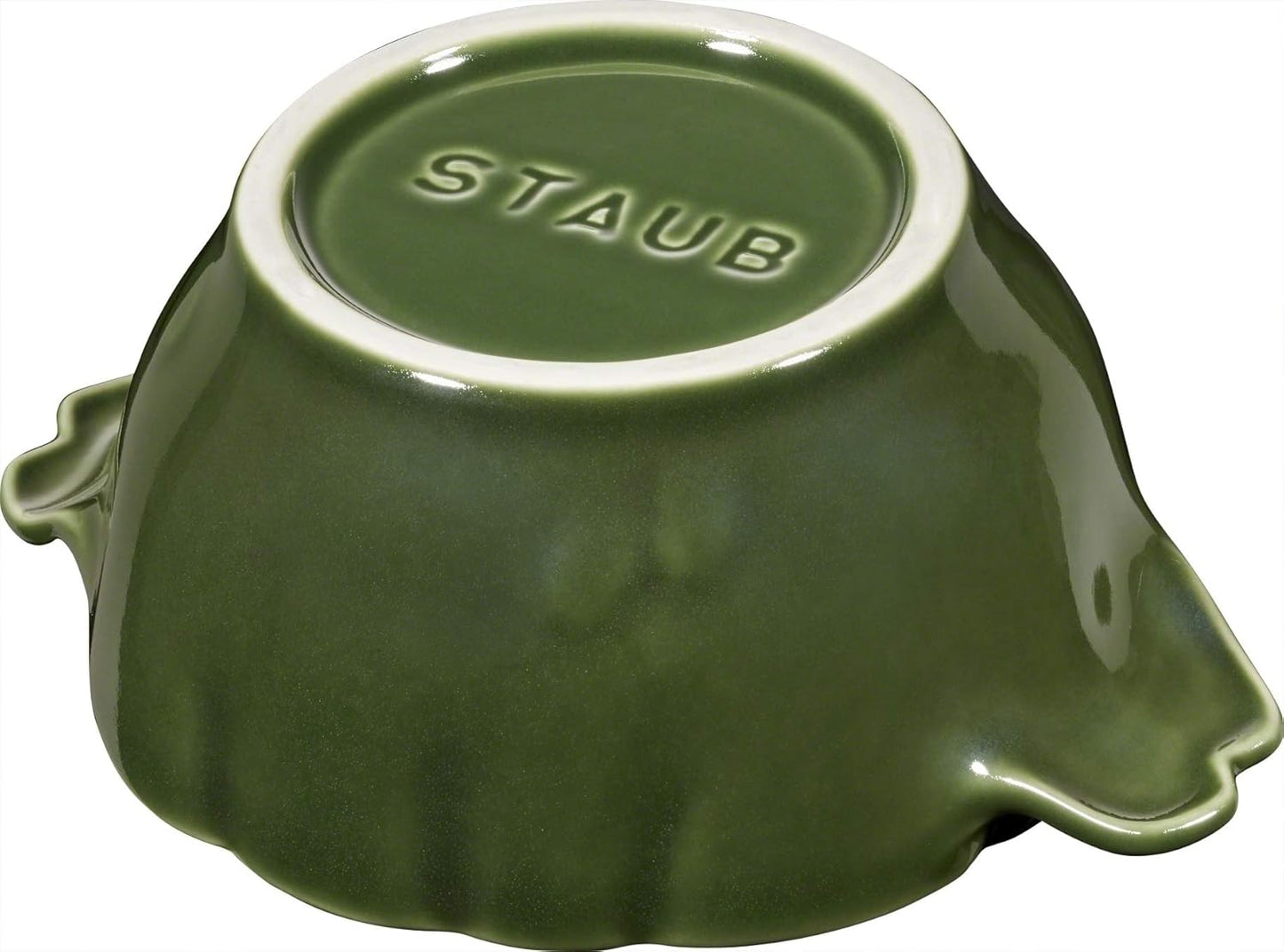 Ceramic Dutch Oven 16-Oz Petite Artichoke Cocotte, Basil