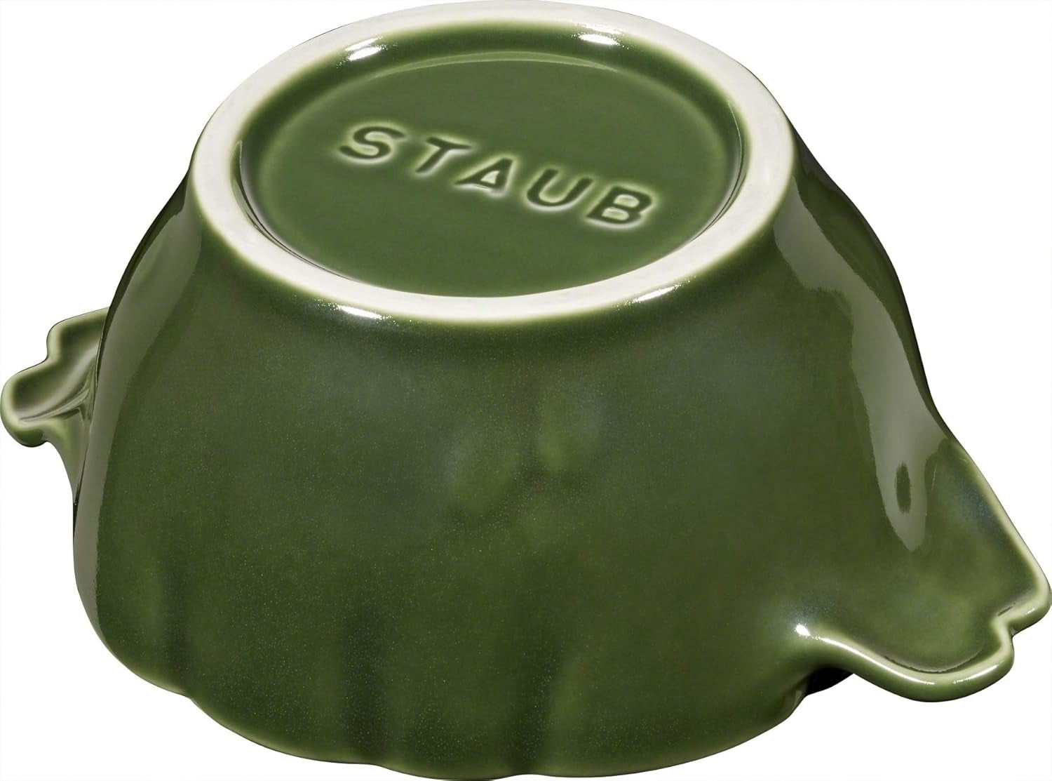 Ceramic Dutch Oven 16-Oz Petite Artichoke Cocotte, Basil