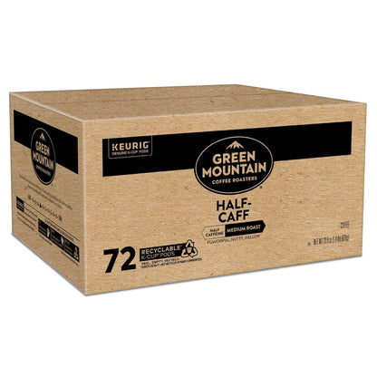 Half Caff Keurig Single-Serve K-Cup Pods, Medium Roast Coffee, 72 Count