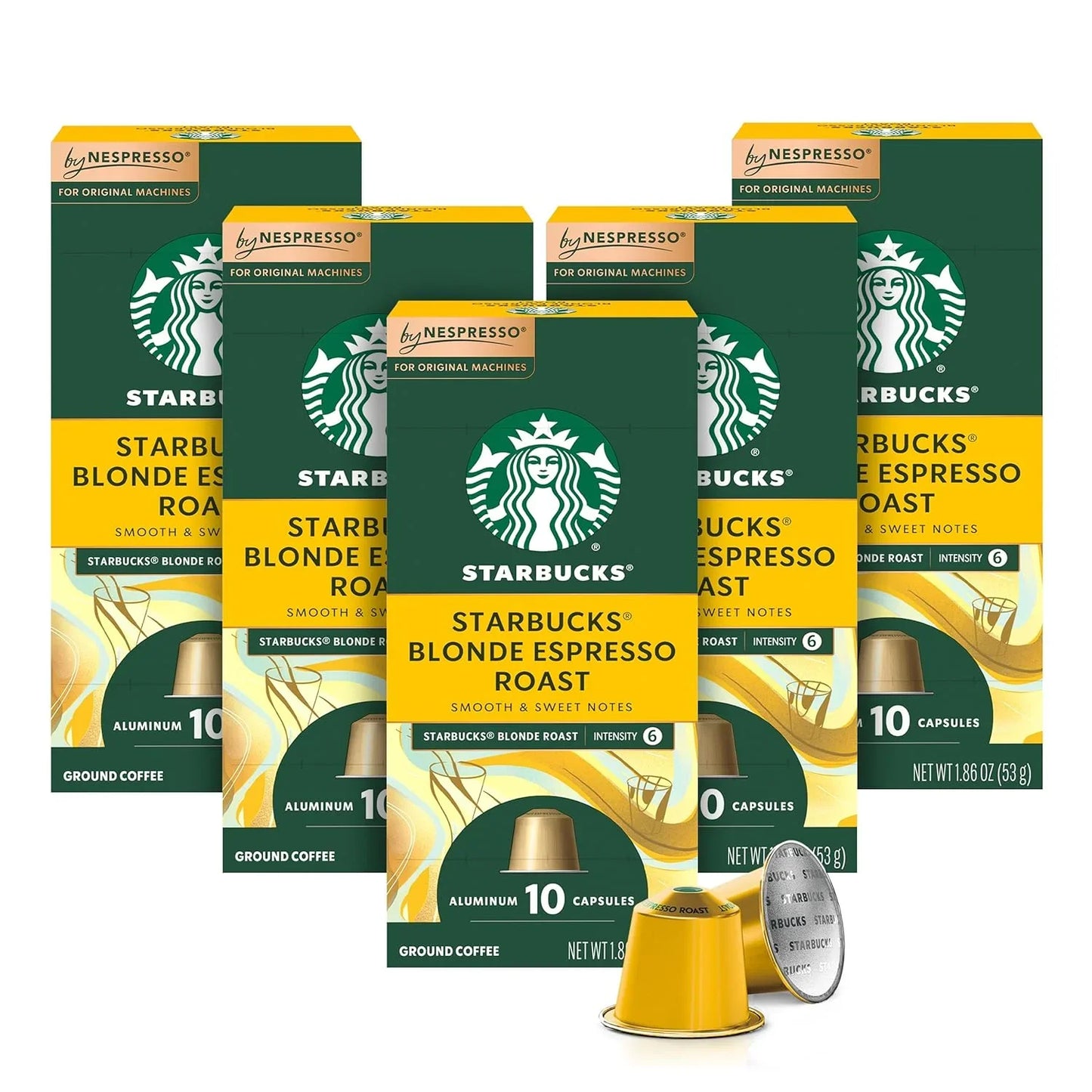 by Nespresso Original Line Blonde Roast Espresso 50-Count Espresso Pods