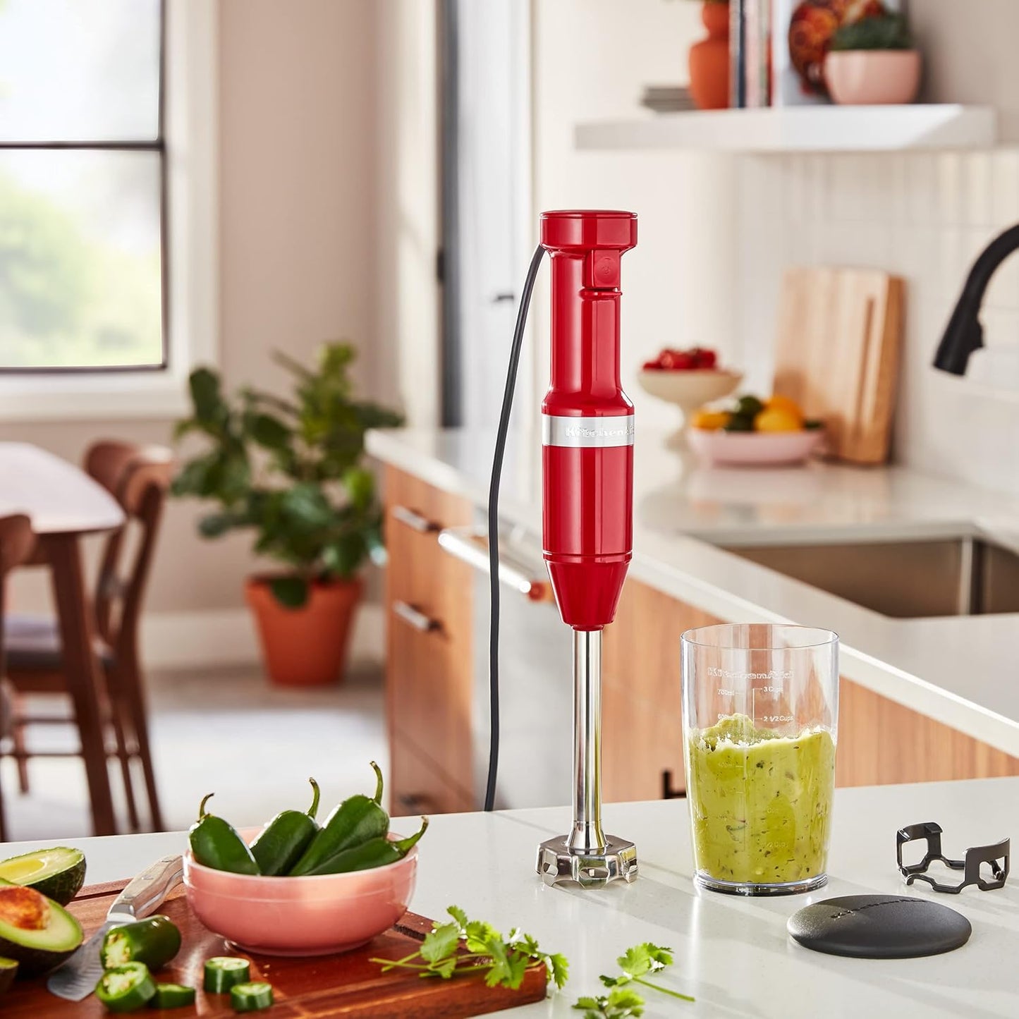 Variable Speed Corded Hand Blender KHBV53, Empire Red