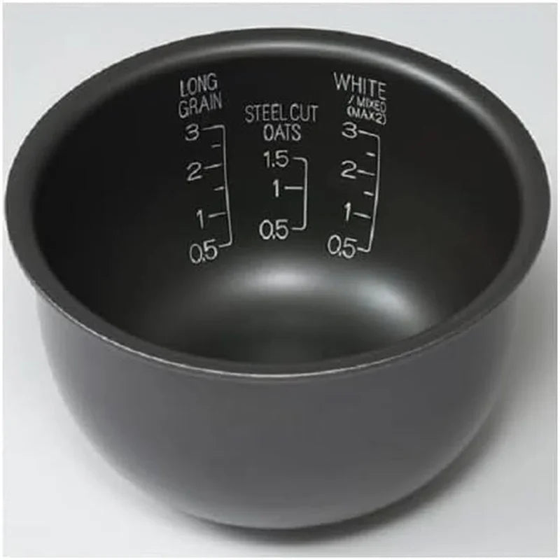 Micom 3-Cup Compact Size, Multiple Settings, Stainless Steel Made, Built-In Retractable Power Cord and Easy to Transport Rice Cooker and Warmer