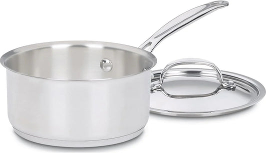 1 Quart Saucepan W/Cover, Chef'S Classic Stainless Steel Cookware Collection, 719-14
