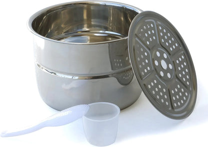 EPC-13C Electric Pressure Cooker with Quick Release Button, 6.5 Quart, Stainless Steel