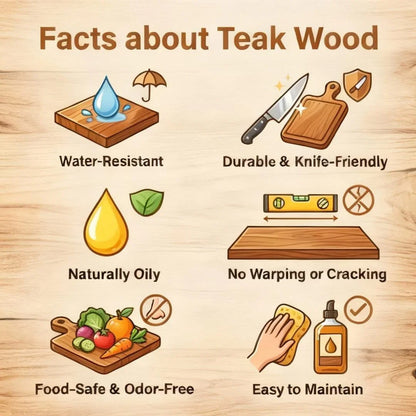 10-Piece Teak Wooden Cooking Utensil Set | Handmade Wood Spoons & Spatulas | Heat-Resistant, Non-Scratch Cookware Safe