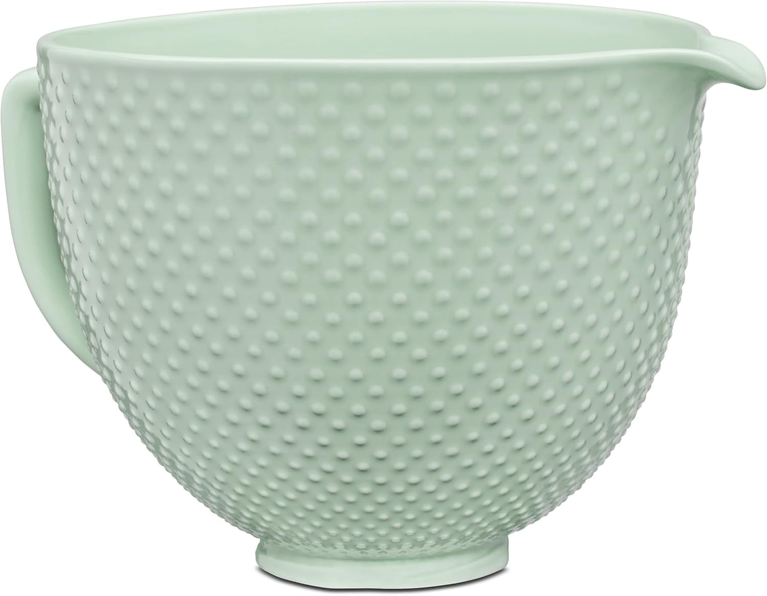 5 Quart Ceramic Bowl for All 4.5-5 Quart Tilt-Head Stand Mixers KSM2CB5TDD, Dew Drop