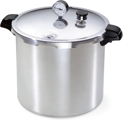 01781 Pressure Canner and Cooker, 23 Qt, Silver