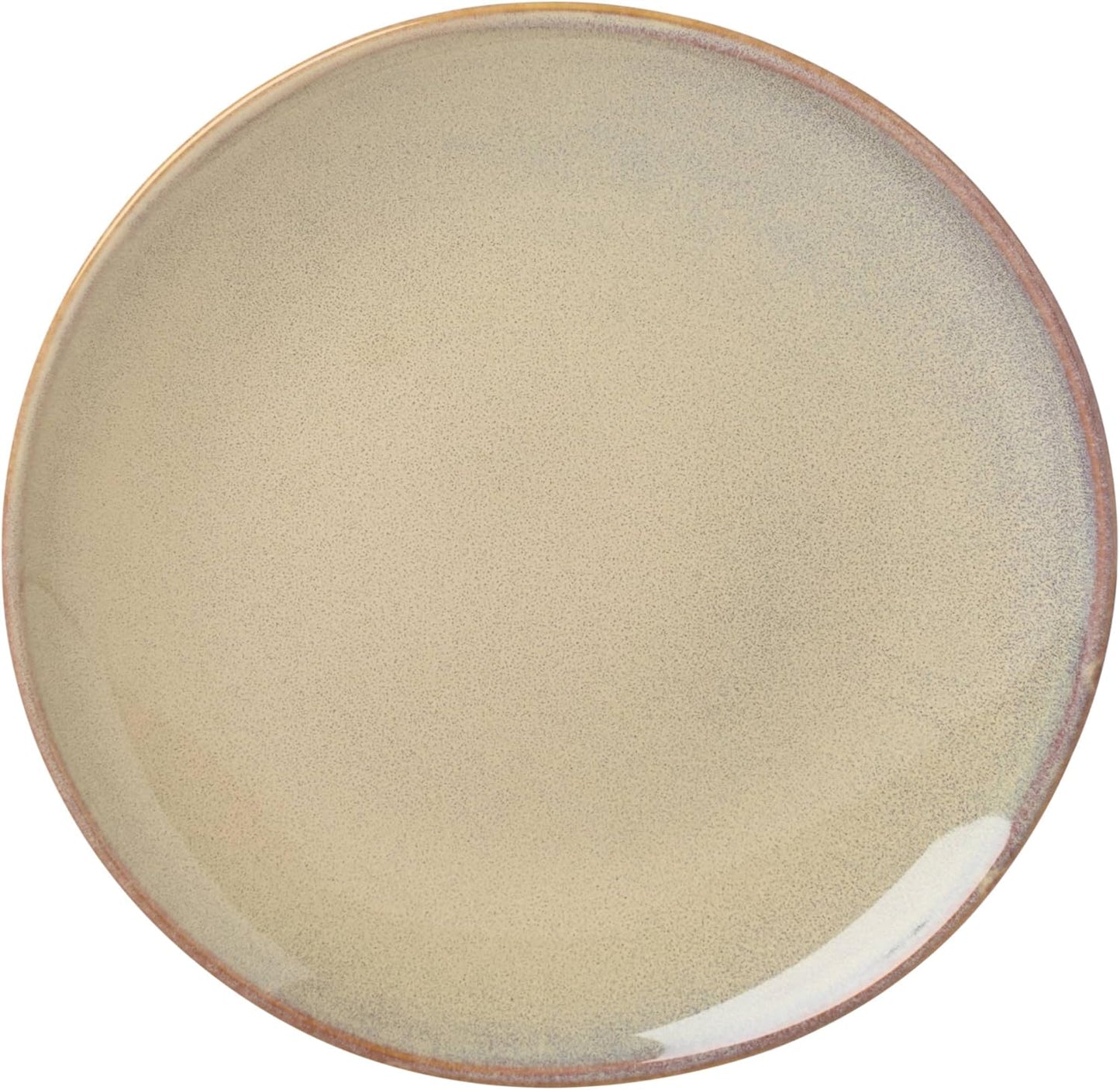 899208 Organic Shades Oatmeal 18-Piece Dinnerware Set, Service for 6