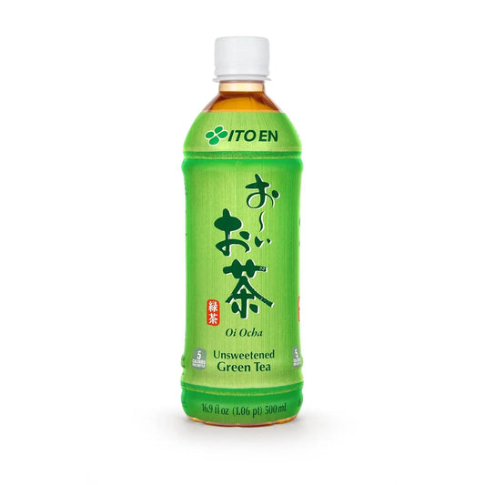 Tea Oi Ocha Green Tea, Unsweetened, 16.9 Ounce (Pack of 12)