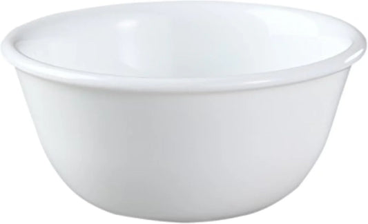 Vitrelle 6-Oz Ramekin Bowls, Set of 6 Chip & Crack Resistant Bowls, Great for Dips, Condiments, Ice Cream, Small Side Dishes, Ceramic Dessert Bowls Set, Winter Frost White