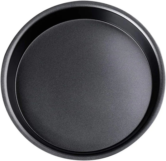 Pizza Pan Nonstick Pizzas Tray Sheet Carbon Steel Pie Pan Baking Pans Deep Dish for Home Kitchen Bakeware Bread Cake Handmade 10 Inch