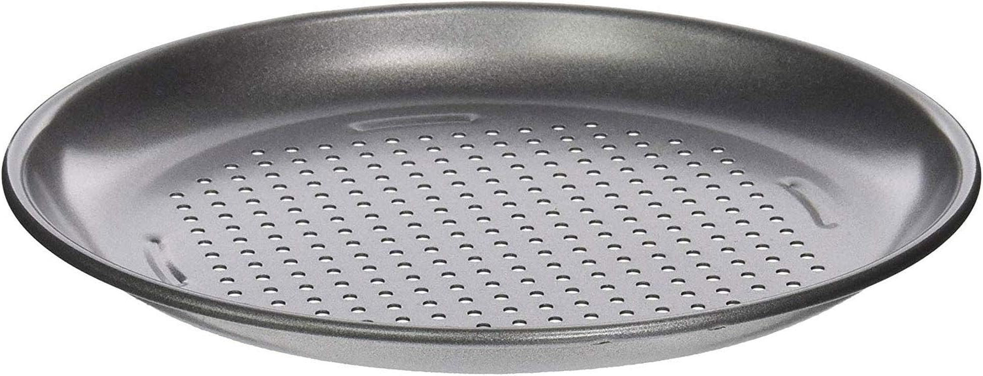 4 Piece Pizza Pan Set, Mini, Steel Gray