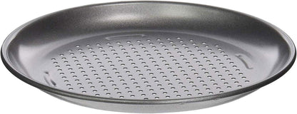 4 Piece Pizza Pan Set, Mini, Steel Gray