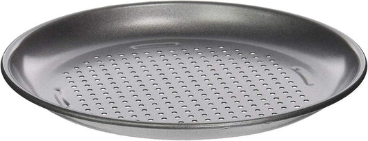 4 Piece Pizza Pan Set, Mini, Steel Gray