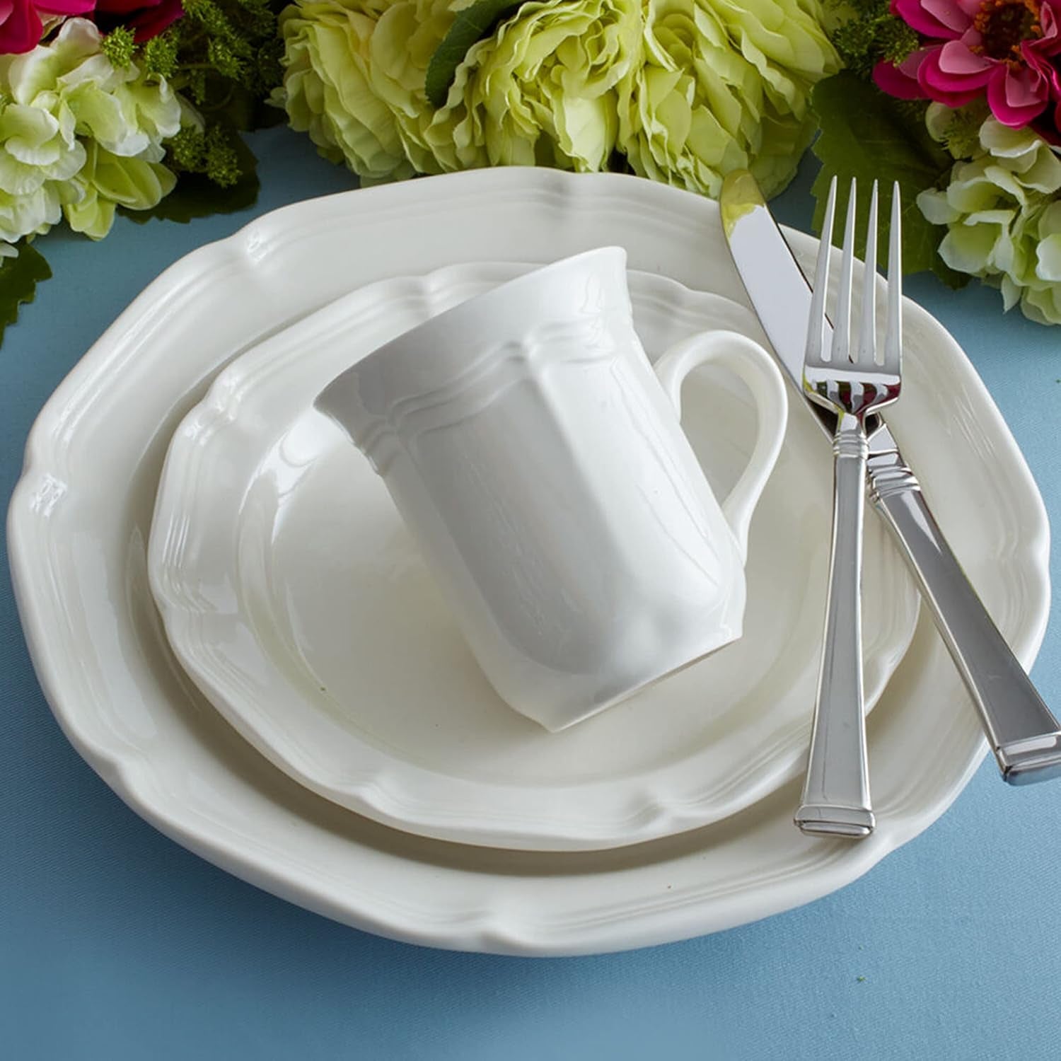 French Countryside 16-Piece Dinnerware Set, Service for 4