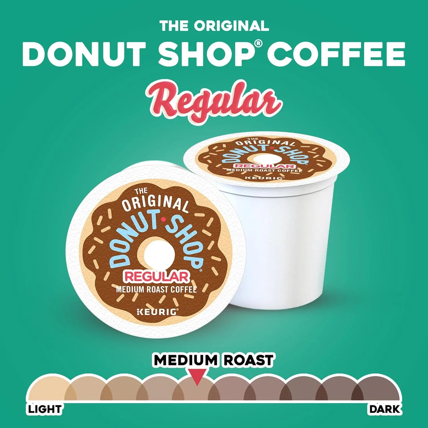 Regular Keurig Single-Serve K-Cup Pods, Medium Roast Coffee, 72 Count