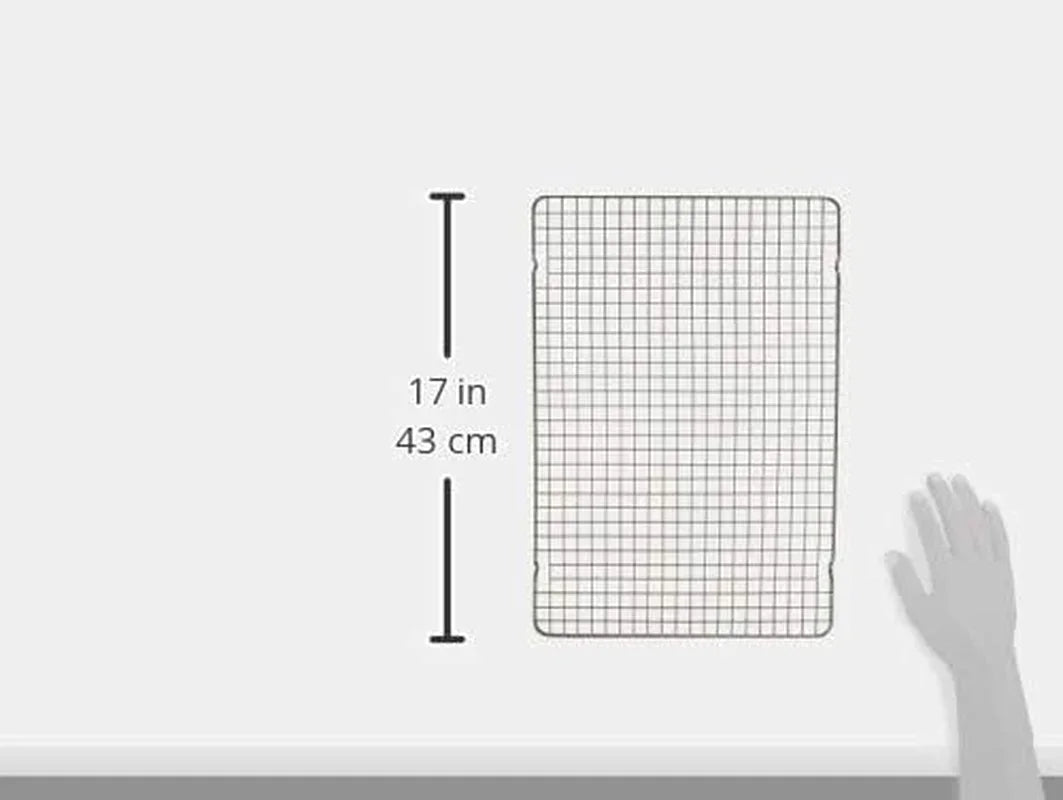 Oven Safe Nonstick Baking & Cooling Grid (1/2 Sheet), One Size, Steel