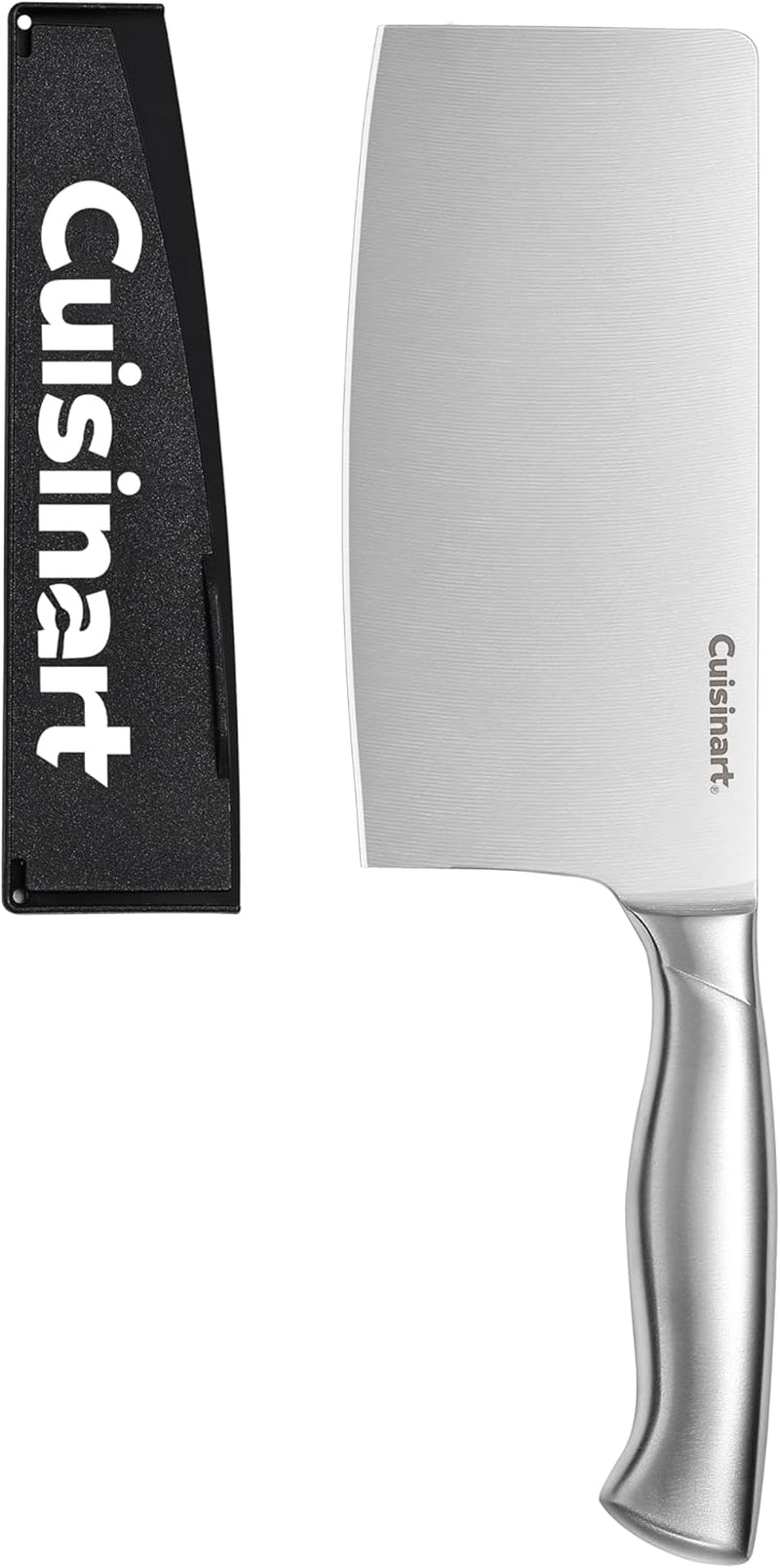 7" Stainless Steel Cleaver with Blade Guard