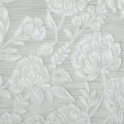Annaleigh Tablecloth Jacquard Fabric, Wrinkle Resistant for Dining, Holiday, Party, Wedding or Banquet, 60" X 120", Sage